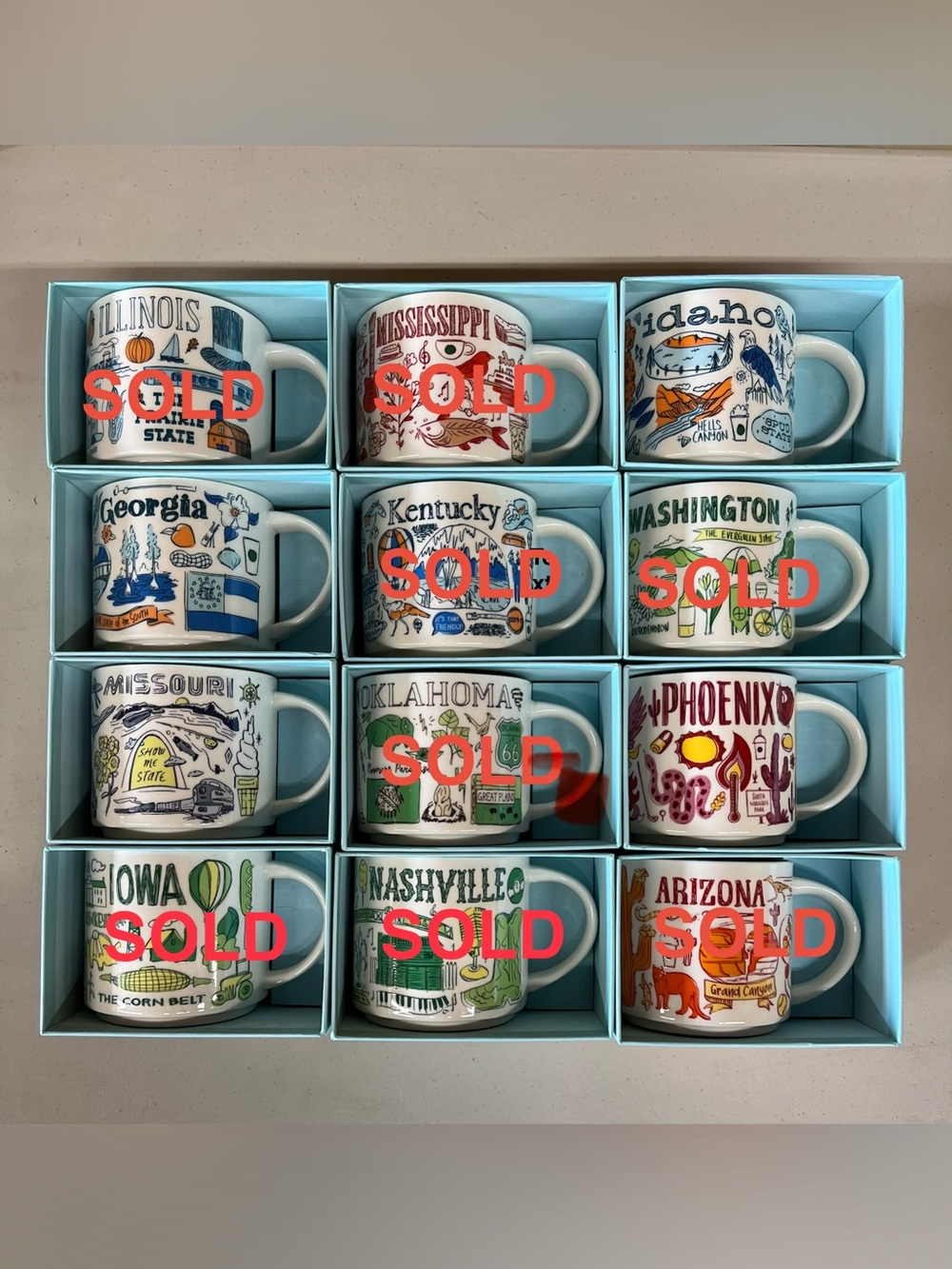 Starbucks Been There Series Collectible Ceramic Mugs $25/each